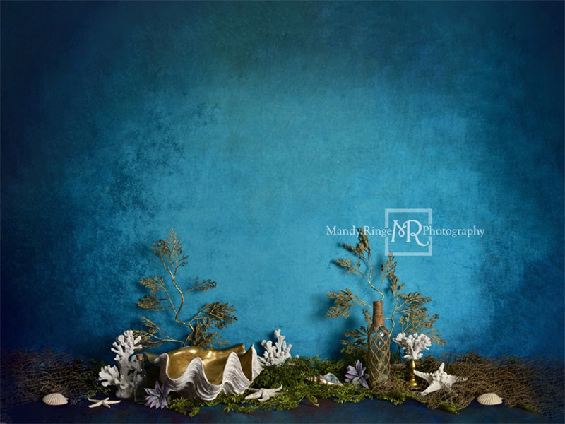 Kate Under The Sea Mermaid Children Backdrop for Photography Designed by Mandy Ringe Photography - Kate Backdrop