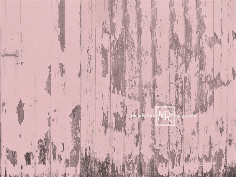 Kate Shabby Pink Barn Wood Backdrop Designed by Mandy Ringe Photography - Kate Backdrop
