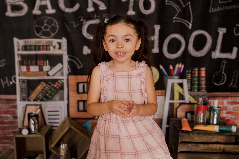 Kate Back To School Backdrop ABC Blackboard Designed by Emetselch - Kate Backdrop