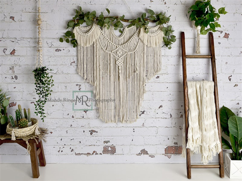 Kate Mother's Day Boho Macrame Bedroom Wall Backdrop Designed By Mandy Ringe Photography - Kate Backdrop