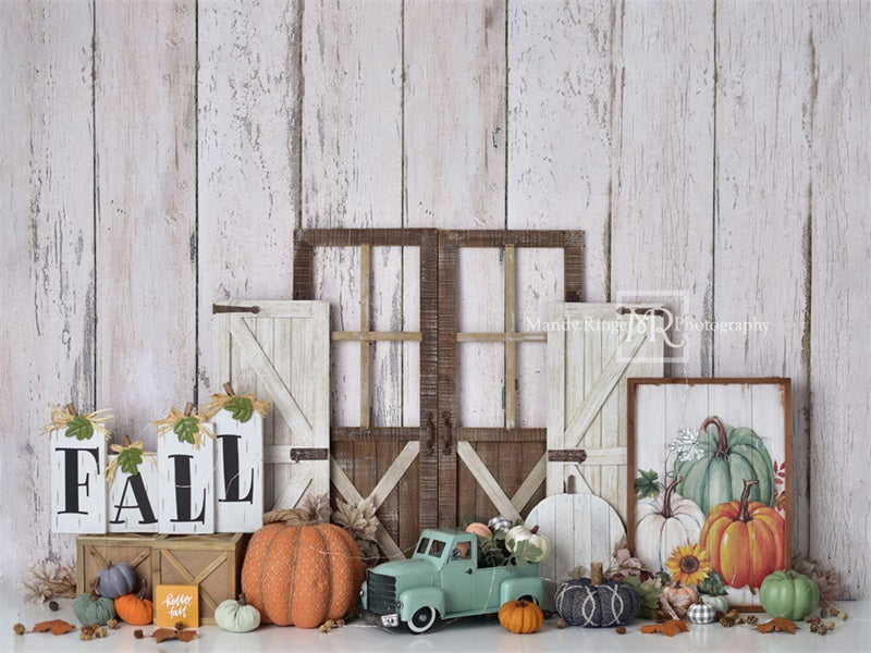 Kate Fall Pumpkin Birthday Backdrop Designed by Mandy Ringe Photography - Kate Backdrop