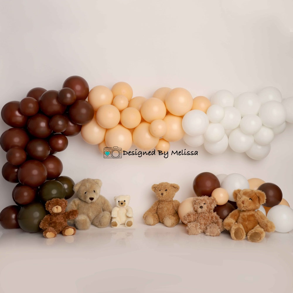 Boho Beren Decorachtergrond Ballonnen ontworpen door Melissa King