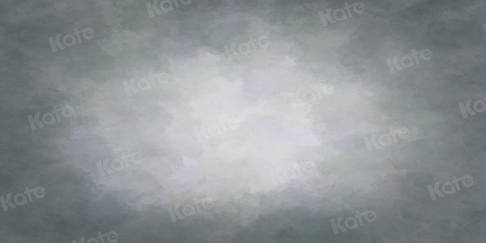Kate Abstract Backdrop Gray mixed Green Cloud Feeling for Photography