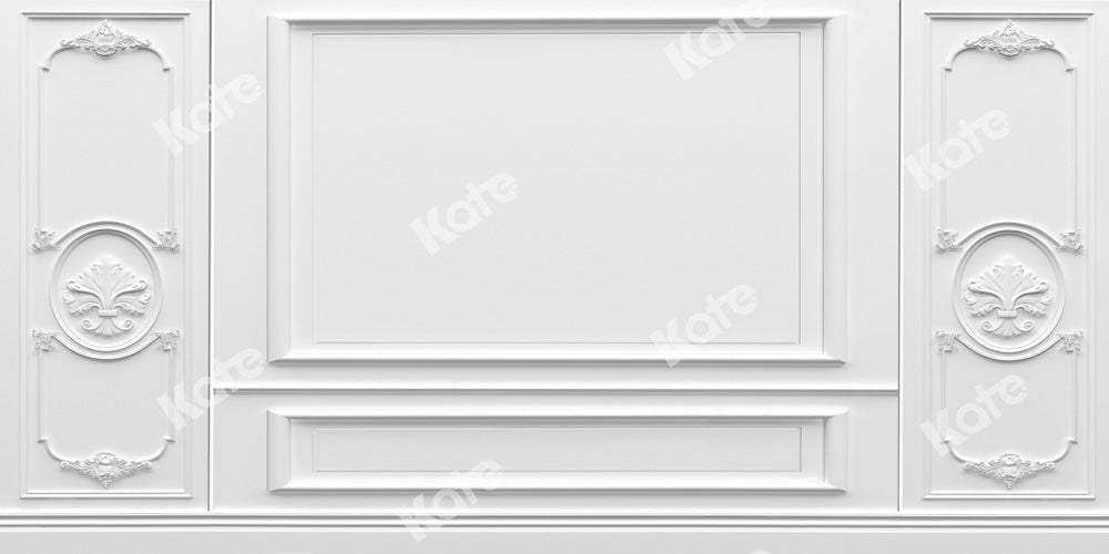 Kate Retro Backdrop Whtie Gray Wall Designed by Chain Photography