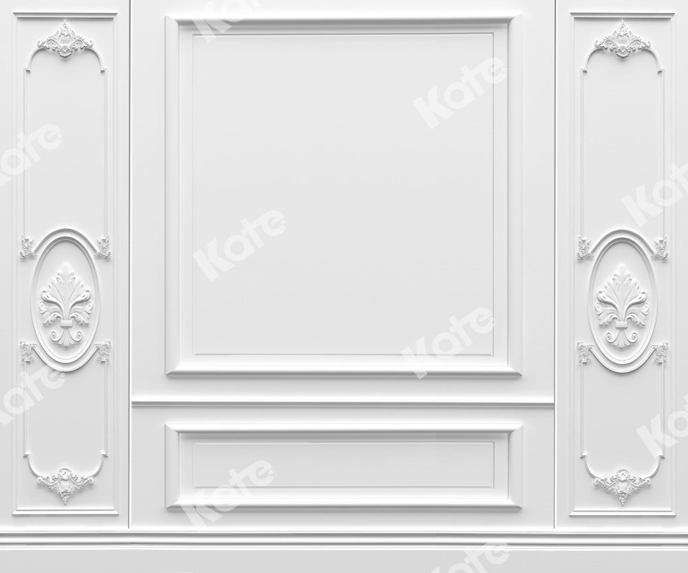 Kate Retro Backdrop Whtie Gray Wall Designed by Chain Photography