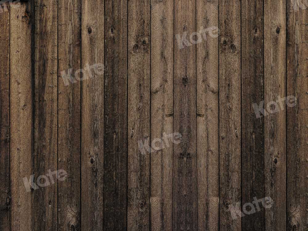 Kate Retro Wood Grain Backdrop Brown Designed by Kate Image