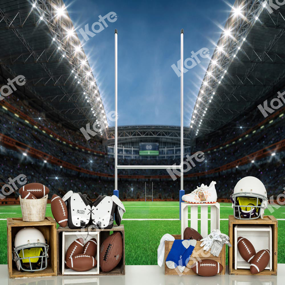 Kate Rugby Sport Boy Pitch Backdrop Designed by Emetselch