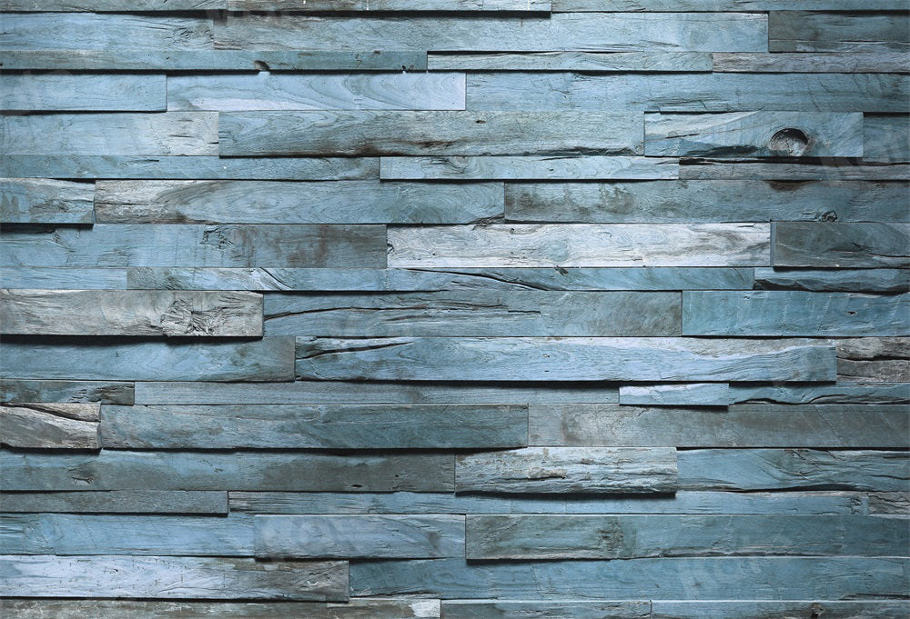 Sfondo in grana di legno blu oceano per fotografia