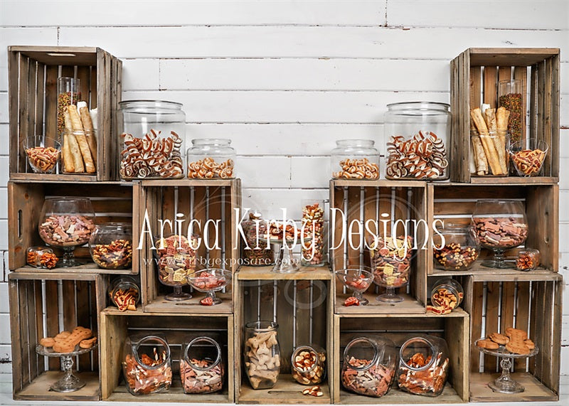 Kate Puppy Treats Pet Backdrop designed by Arica Kirby