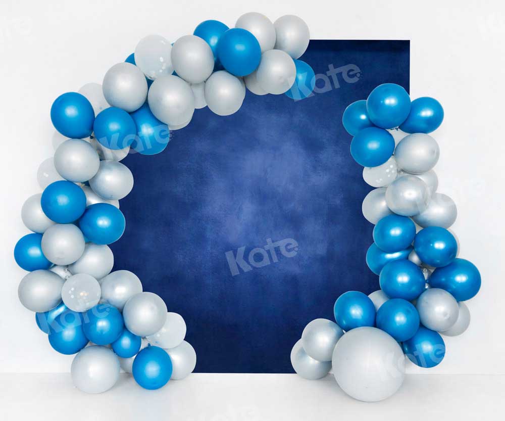 Palloncini Background per Compleanno Blu Scuro Progettato da Chain Photography