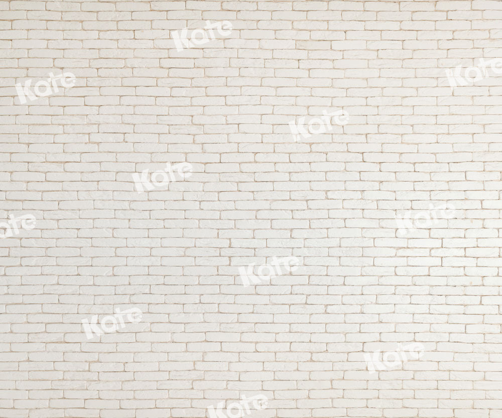 Kate White Brick Wall Backdrop Designed by Kate Image