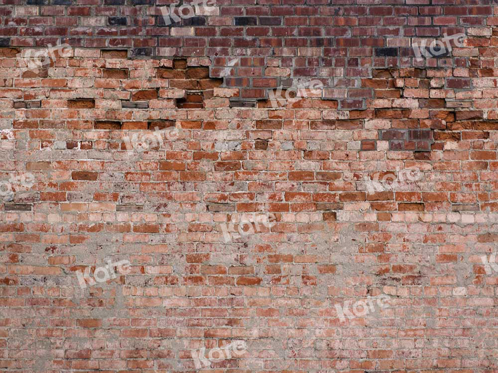 Kate Old Shabby Brick Wall Backdrop Designed by Kate Image