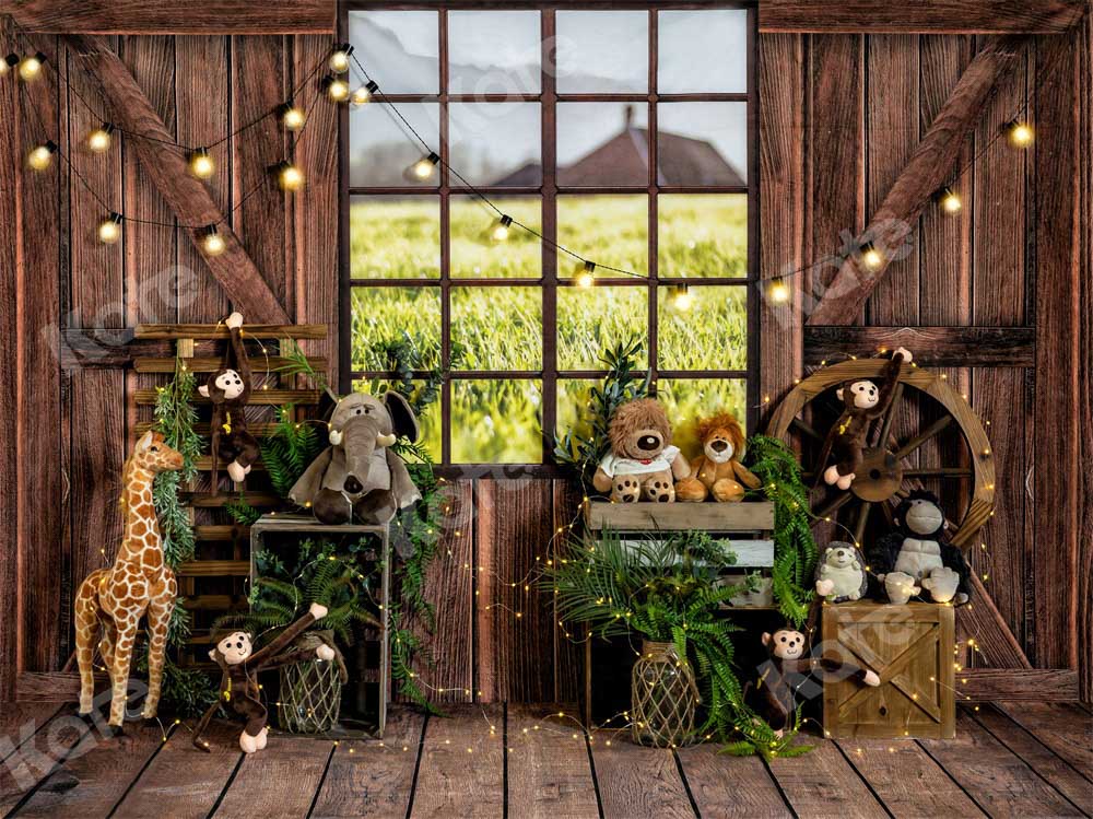 Kate Backdrop Animals Out Window Designed by Emetselch