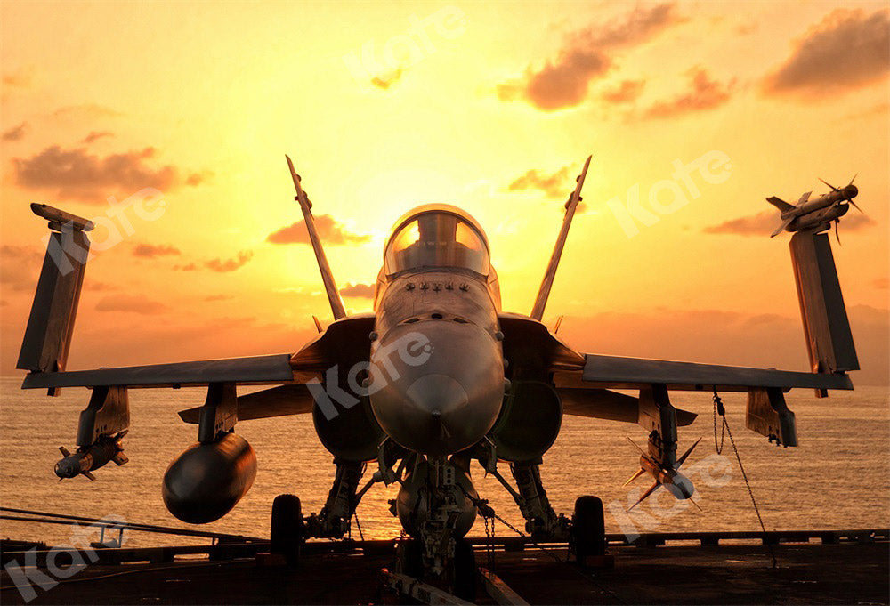 Kate Boy Backdrop Sunset Plane Designed by Chain Photography