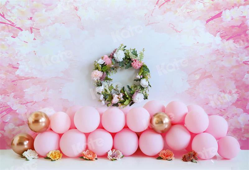 Pink Floral Birthday