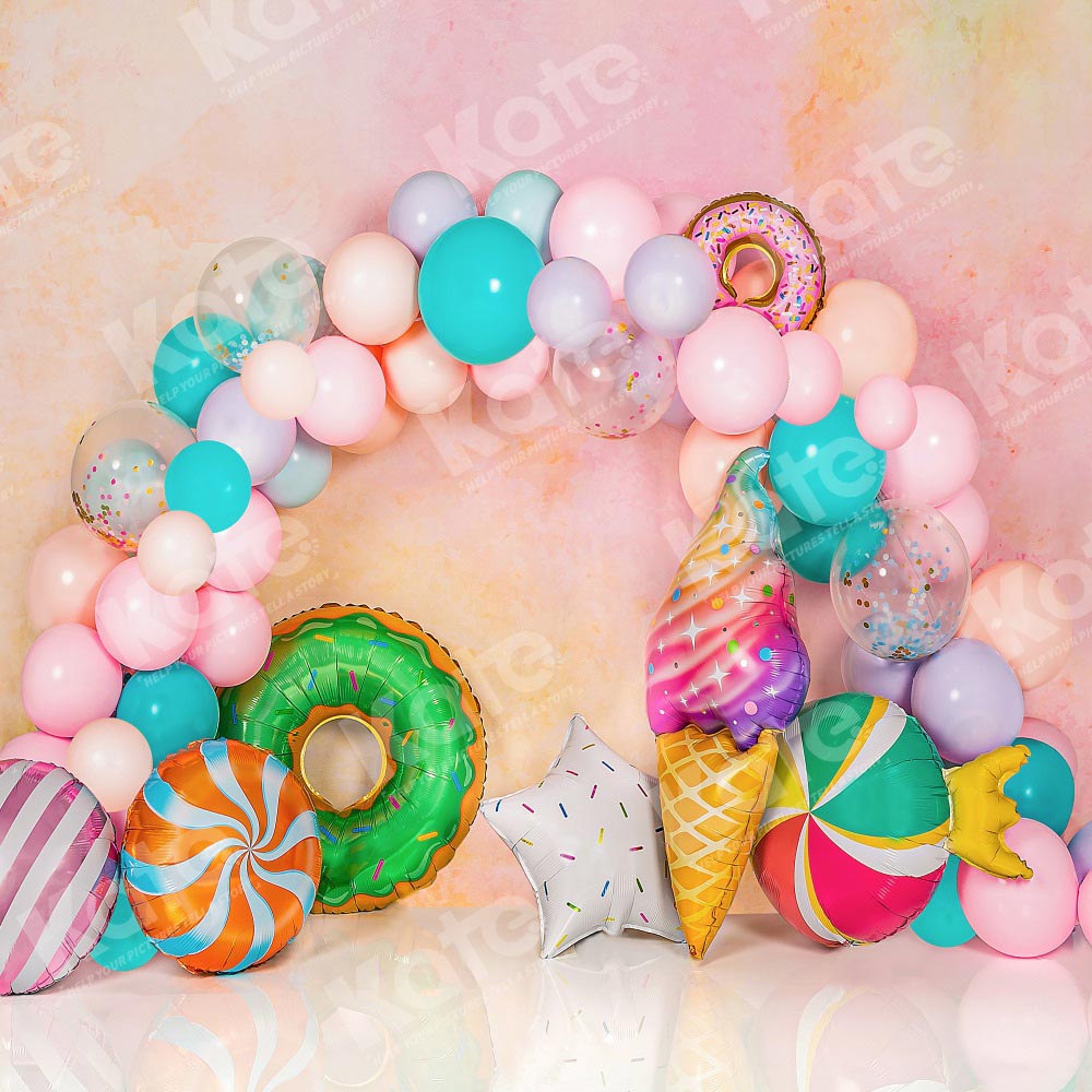 Kate Birthday Party Candy Backdrop Designed by Emetselch