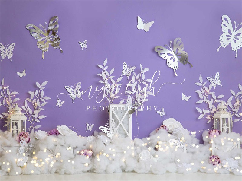 Kate Icy Butterfly Backdrop Designed by Megan Leigh Photography