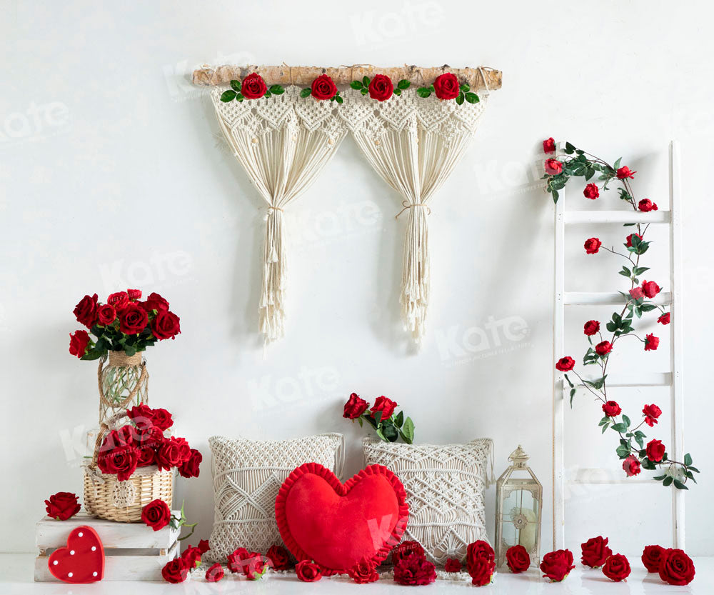 Kate Boho Valentine's Day Backdrop Designed by Emetselch