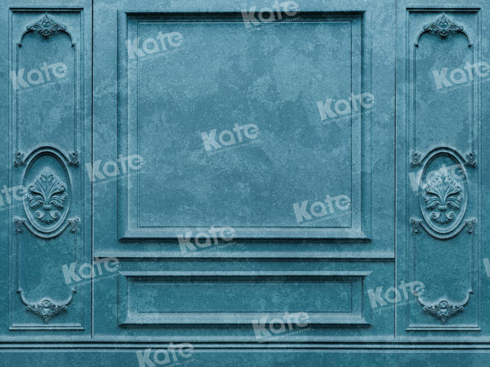 Kate Retro Blue Texture Wall Backdrop Designed by Kate Image