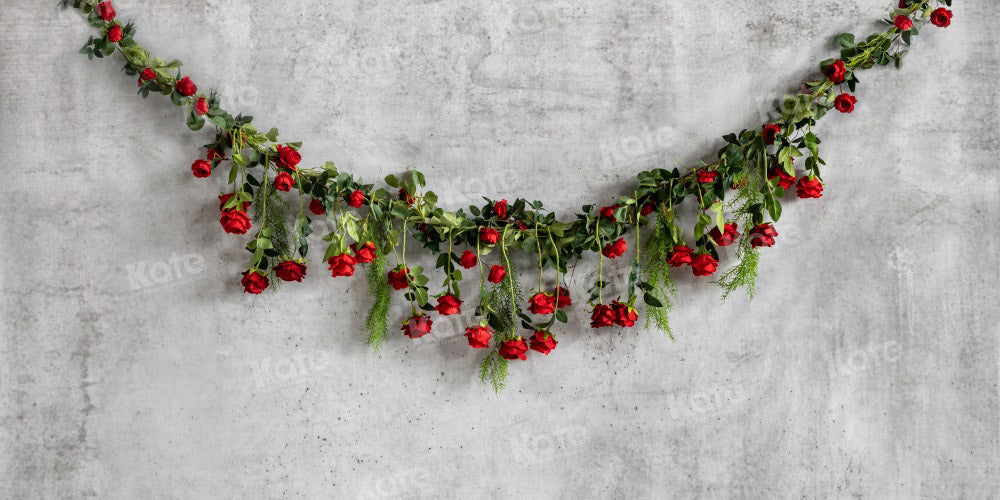 Kate Valentine's Day Rose Swag Wedding Backdrop Designed by Emetselch