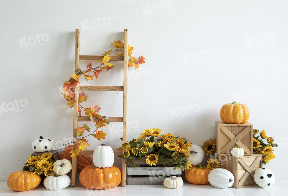 Calabazas de otoño en escalera diseñadas por Emetselch