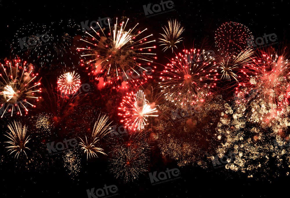 Kate Happy New Year Fireworks Celebration Backdrop for Photography