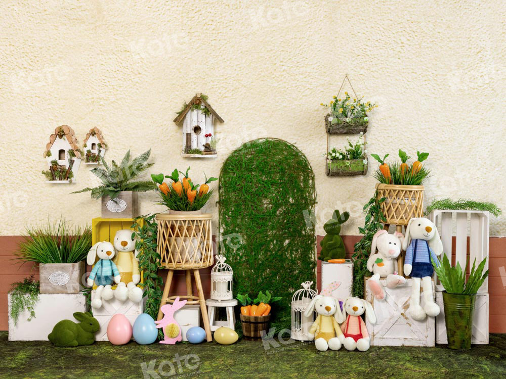 Fondo del jardín del Conejo de Pascua diseñado por Emetselch