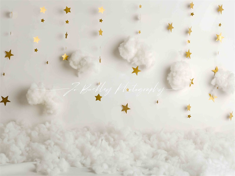 Sfondo con nuvole e stelle ideato da Jo Buckley Photography