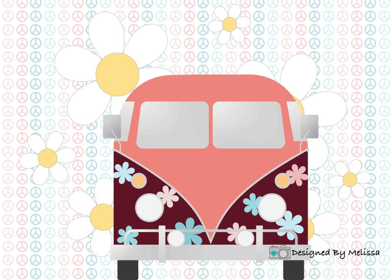 Fondo de paz groovy diseñado por Melissa King