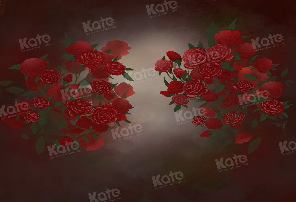 Kate Red Rose Fine Art Backdrop Designed by GQ