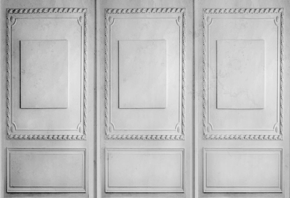 Kate Retro Wall White Gray Backdrop Designed by Kate Image