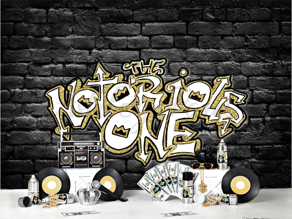 Kate Brick wall Rock Backdrop Designed by Ashley Paul