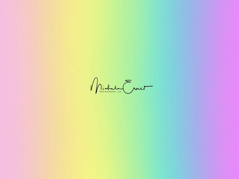 Fondo de helado de arcoíris diseñado por Michele Ernst Photography