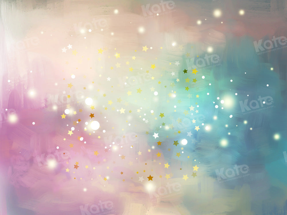 Kleurrijk Fantasy Star Foto Achtergrond Ontworpen door Chain Photography