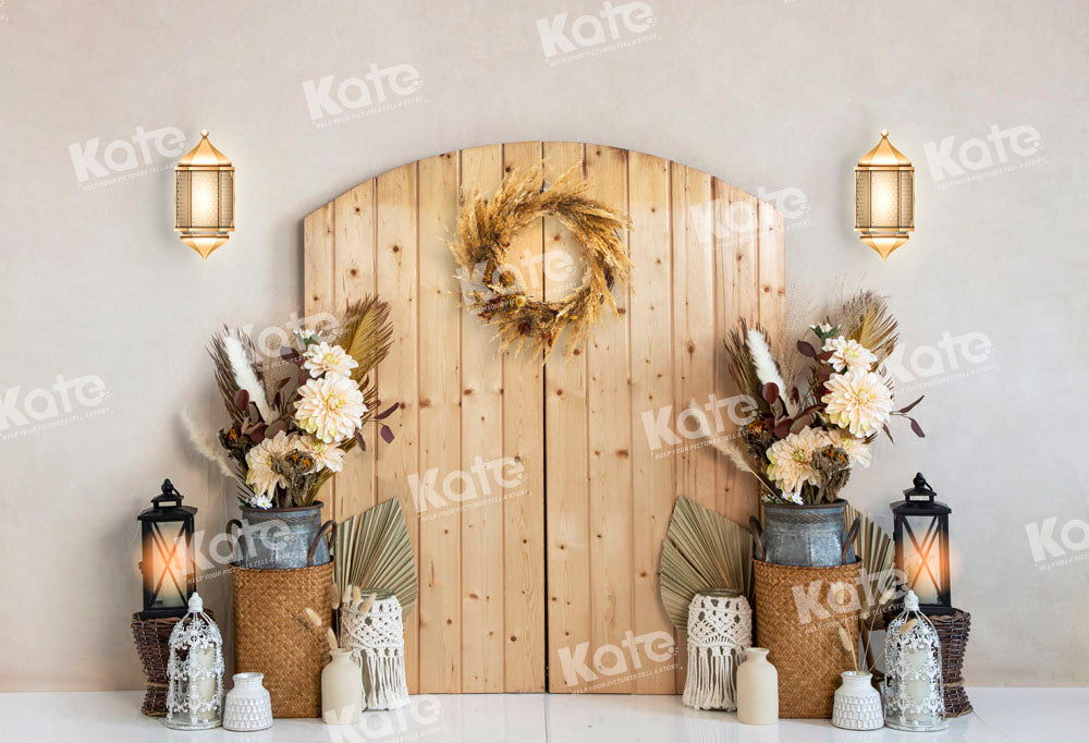 Kate Boho Room Barn Door Backdrop Designed by Emetselch