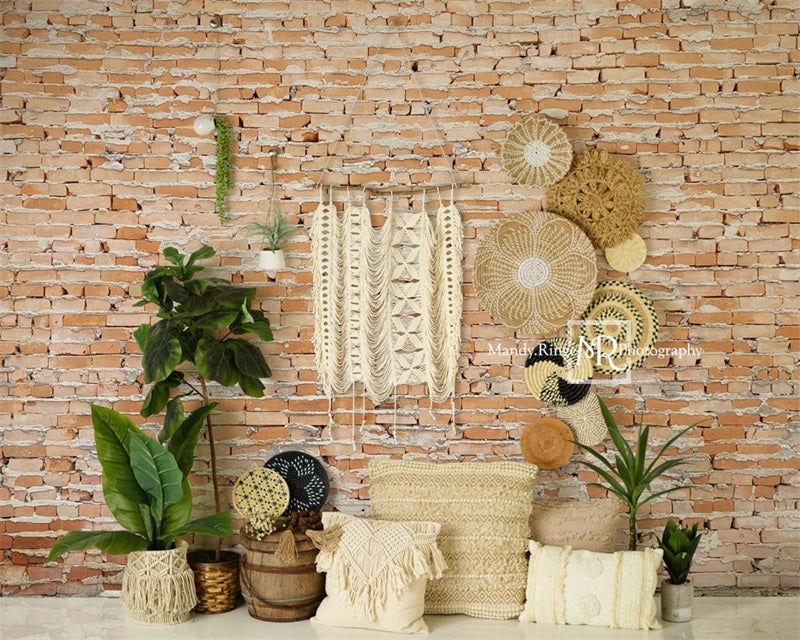 Kate Southwest Boho Macrame Wall Backdrop Designed by Mandy Ringe Photography
