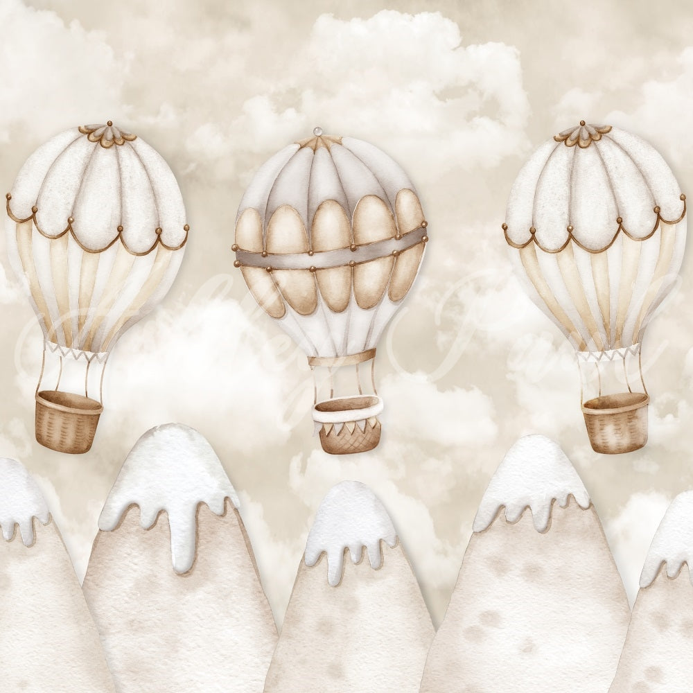 Kate Hot Air Balloon Backdrop Designed by Ashley Paul