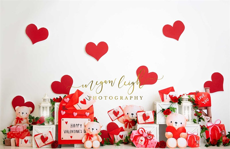 Kate Valentine's Day Love Letters Backdrop Designed by Megan Leigh Photography