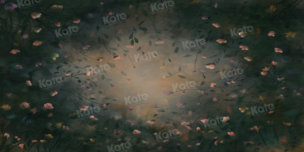 Kate Flower Garden Green Backdrop Designed by GQ