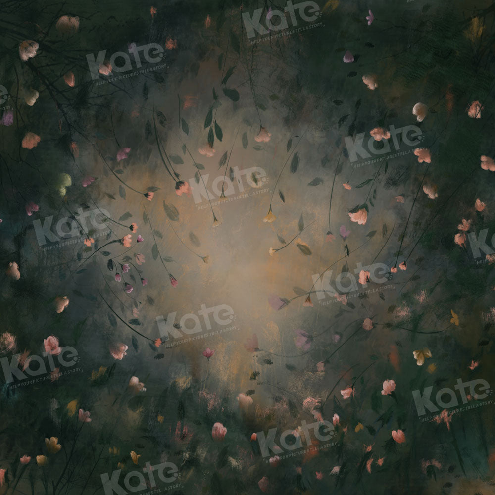 Kate Flower Garden Green Backdrop Designed by GQ