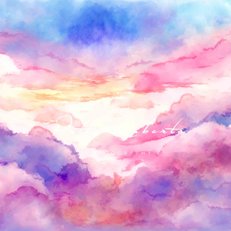 Kate Pet Cotton Candy Sky Backdrop Designed by Patty Robert