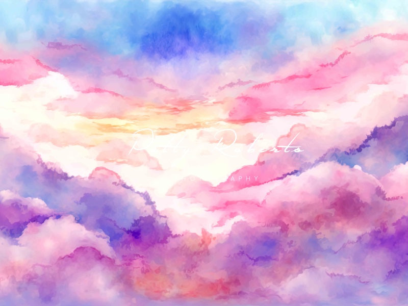Kate Pet Cotton Candy Sky Backdrop Designed by Patty Robert