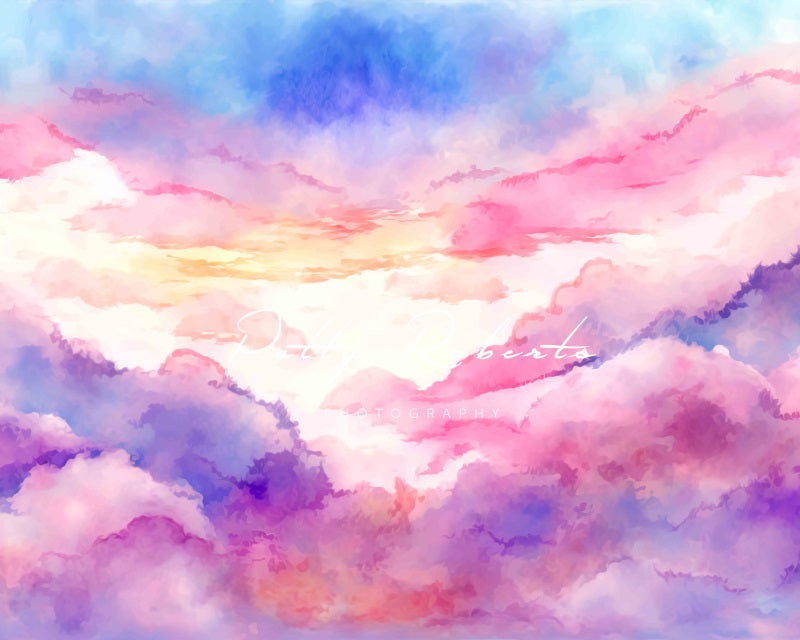 Kate Pet Cotton Candy Sky Backdrop Designed by Patty Robert