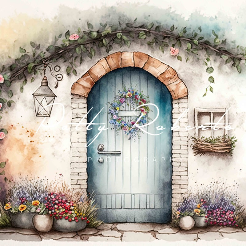 Kate Pet Blooming Brick Wall Backdrop Designed by Patty Robert