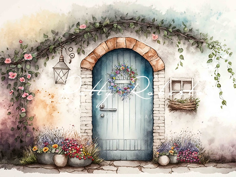 Kate Pet Blooming Brick Wall Backdrop Designed by Patty Robert