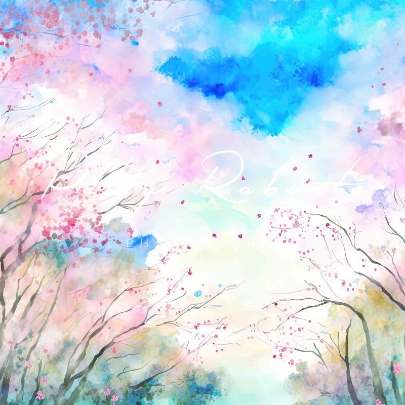 Kate Springtime in Bloom Backdrop Designed by Patty Robert