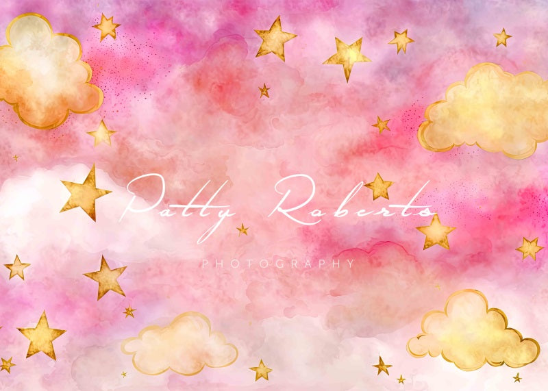 Kate Starry Night in Pink Backdrop Designed by Patty Robert