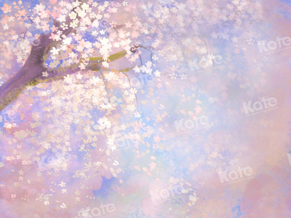Kate Purple Bokeh Dream Floral Backdrop Designed by GQ