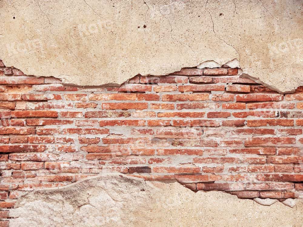 Kate Old Red Brick Wall Backdrop Designed by Kate Image