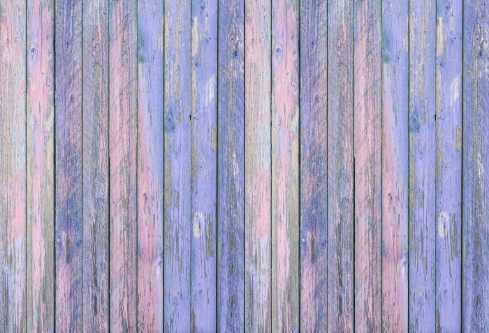 Kate Floor Colorful Mottled Wood Vinyl Photography Backdrop